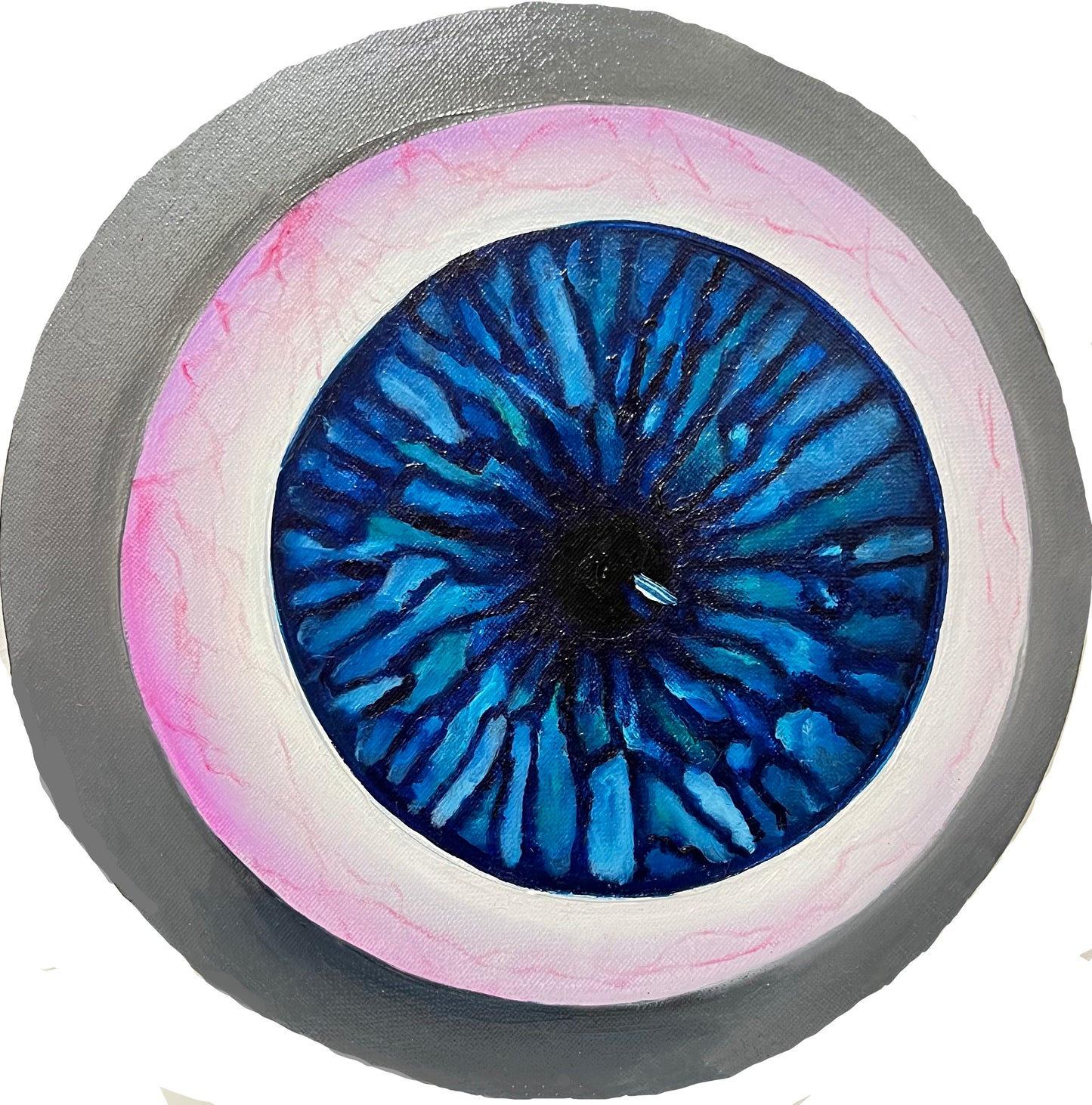 Body parts The Eye. Oil paint on canvas.