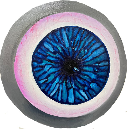 Body parts The Eye. Oil paint on canvas.