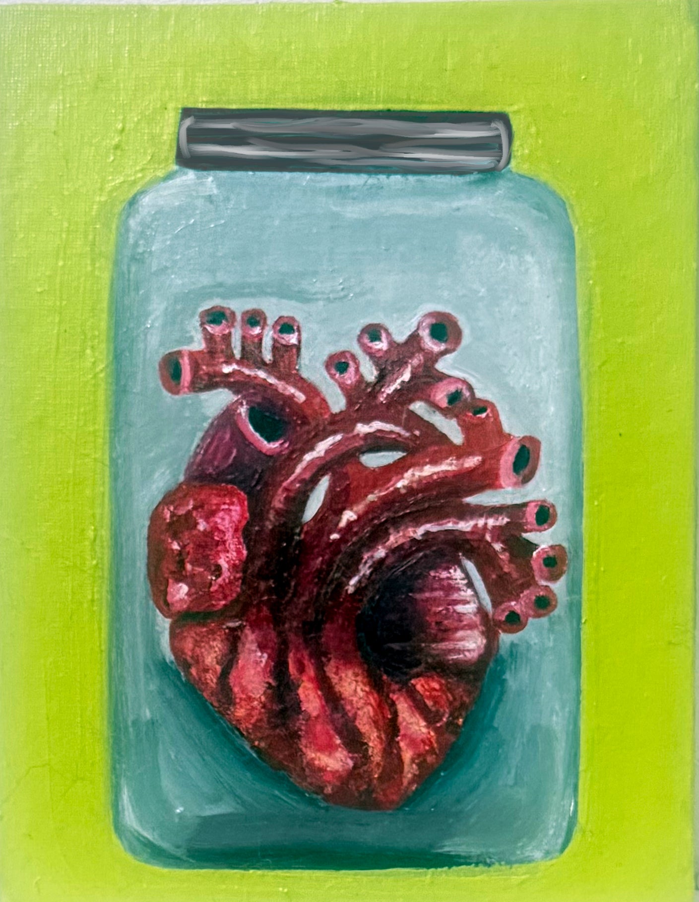 Keepers - Neon Green Heart